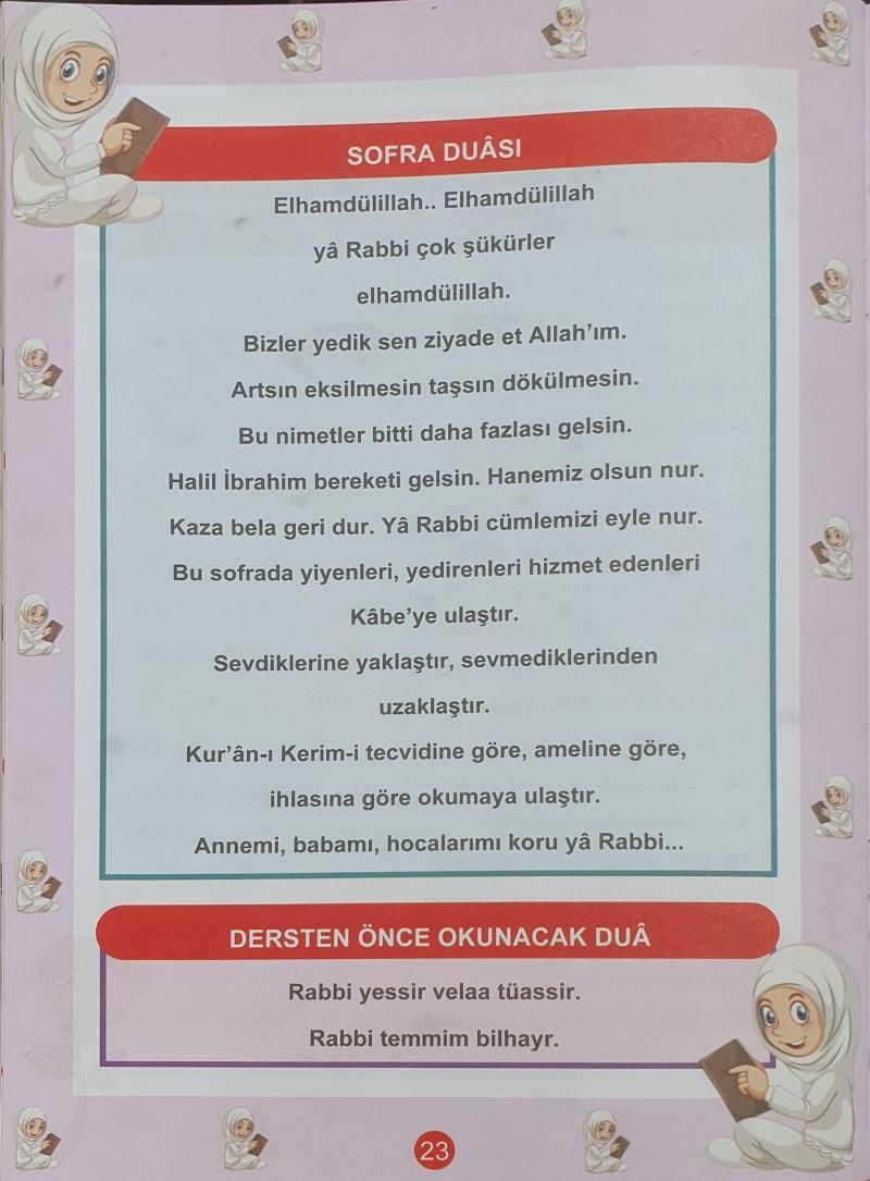 Elifba Cüzü Boyamalı Hadis Fıkıh Siyer