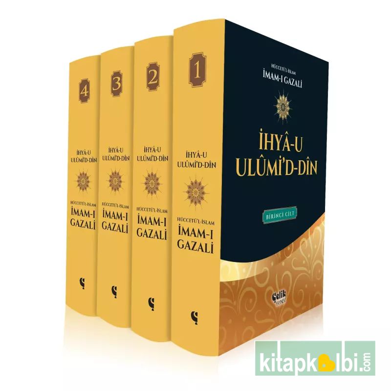 İhyau Ulumid Din 4 Cilt Büyük Boy Çelik Yayınevi