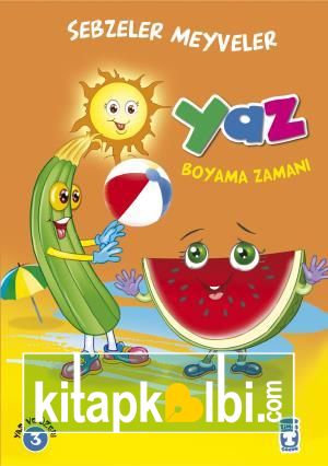 Yaz Boyama Zamanı - Sebzeler Meyveler