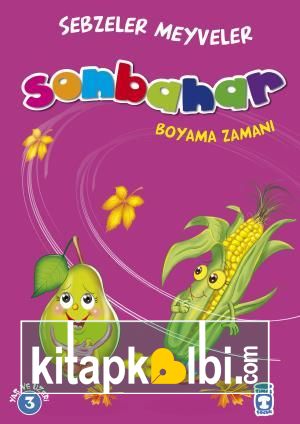 Sonbahar Boyama Zamanı - Sebzeler Meyveler