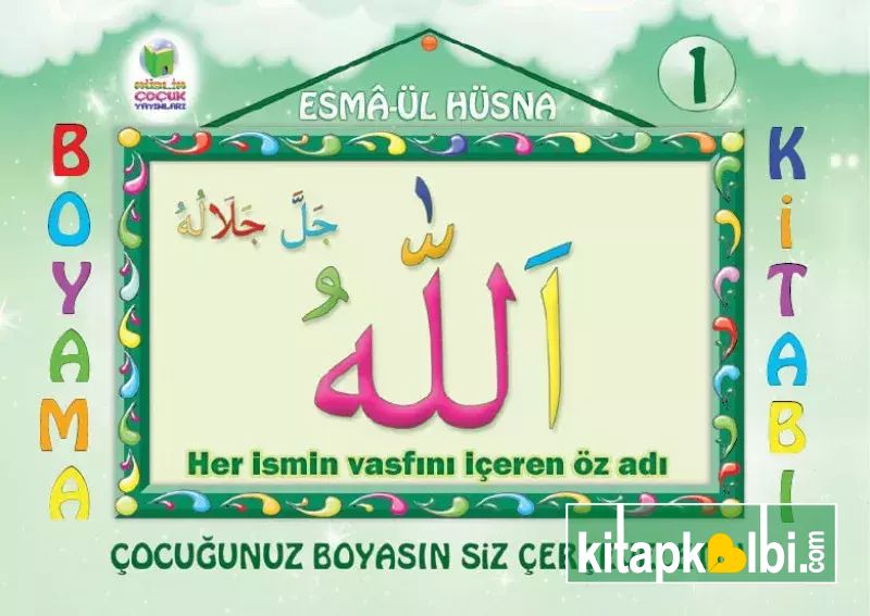 Esmaül Hüsna Boyama Kitabı 1