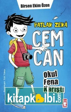 Patlak Zeka Cemcan - Okul Fena Karıştı (Fleksi Cilt)