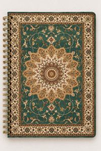 Defter Saray Desen Zümrüt Yeşili