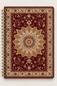Defter Saray Desen Bordo