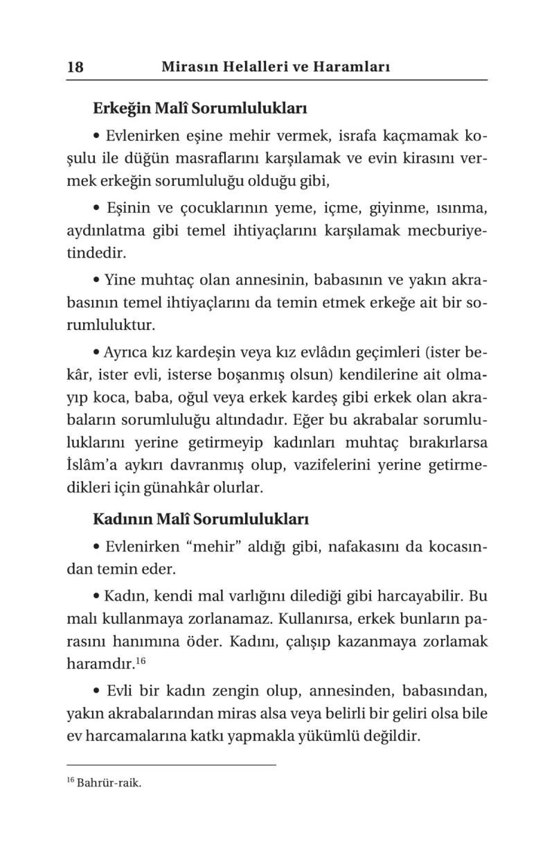 Mirasın Helalleri ve Haramları