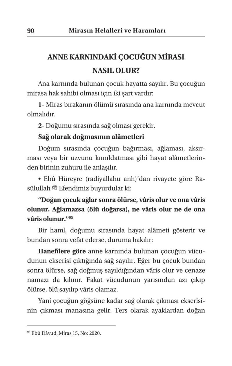 Mirasın Helalleri ve Haramları