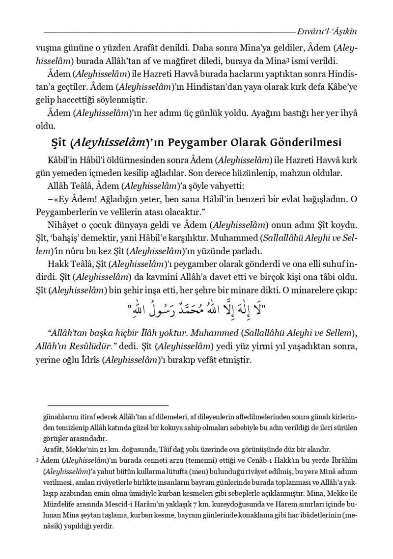 Envarul Aşıkin Allaha Aşıkların Nurları