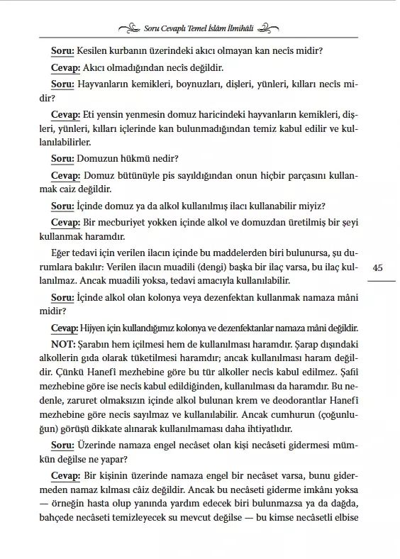 Soru Cevaplı Temel İslam İlmihali