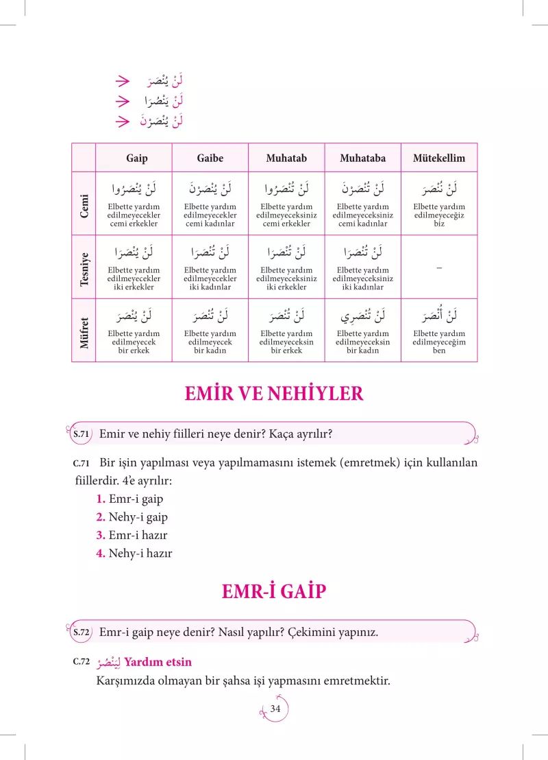 Soru Cevaplı Emsile Çalışma Kitabı