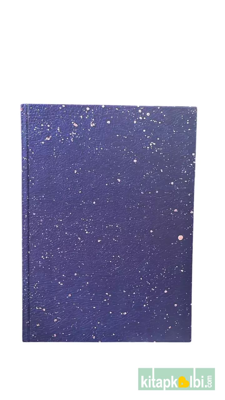 Defter Ciltli Rahle Kareli Mavi