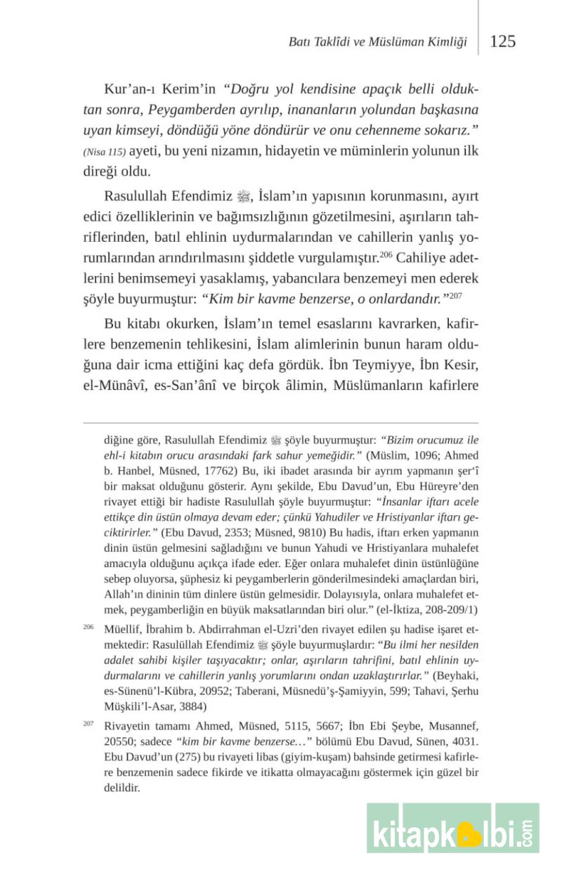 Batı Taklidi ve Müslüman Kimliği