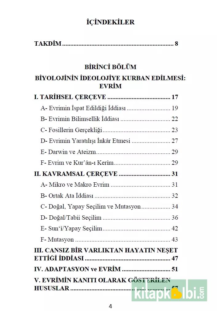 EVRİM İlmi Bir Hakikat mı