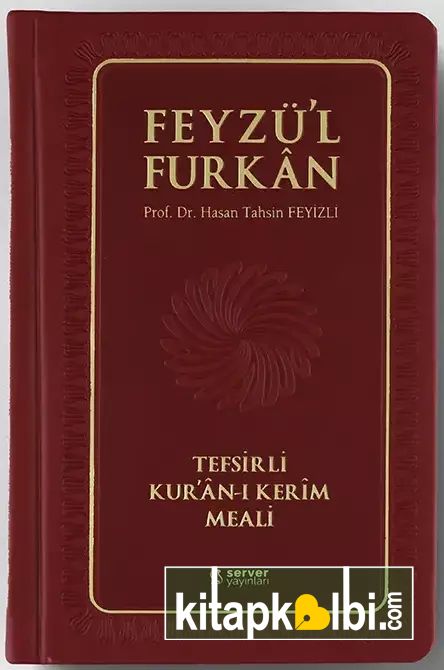 Feyzül Furkan Tefsirli Kuranı Kerim Meali Sempatik Cep Boy Ciltli Bordo