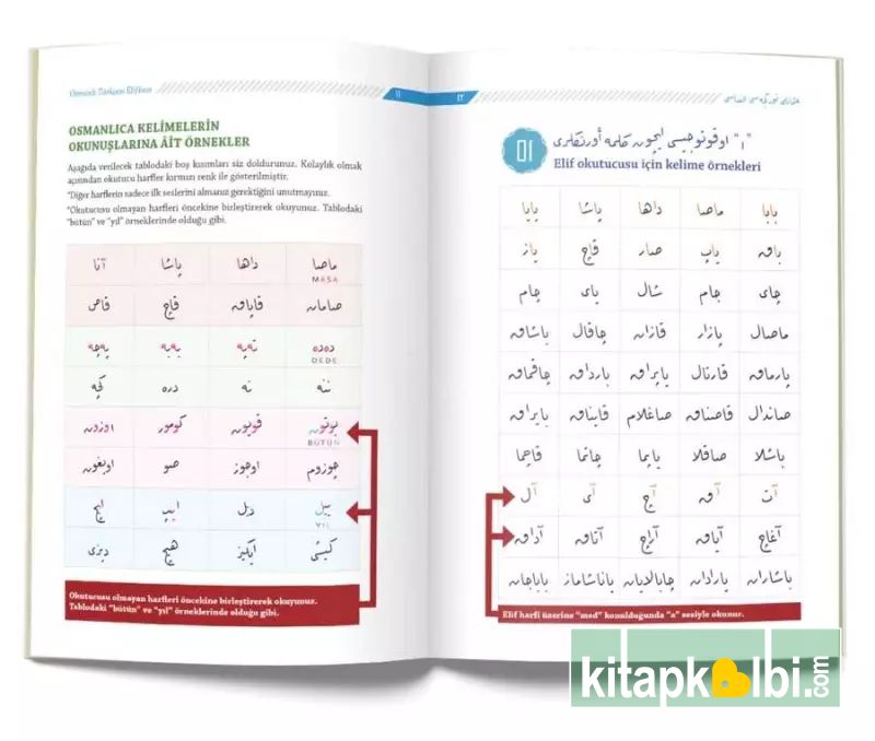 Osmanlıca Türkçesi Elifbası Rika Hat
