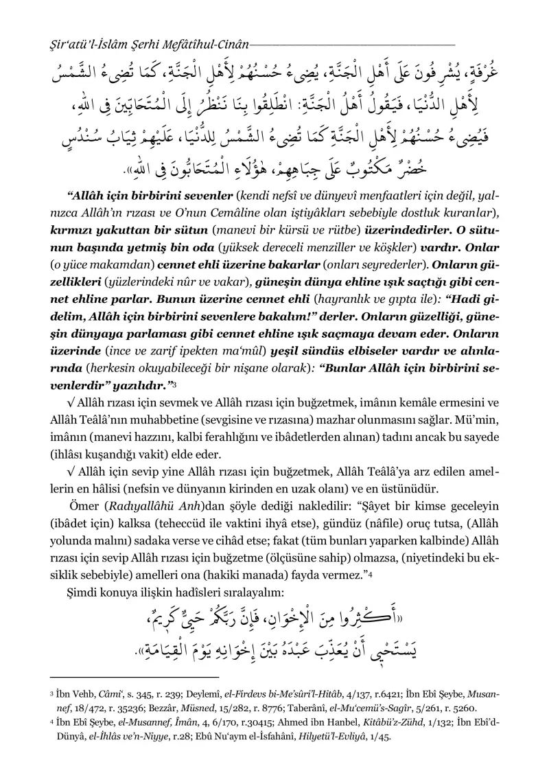 Şiratül İslam Şerhi Mefatihul Cinan