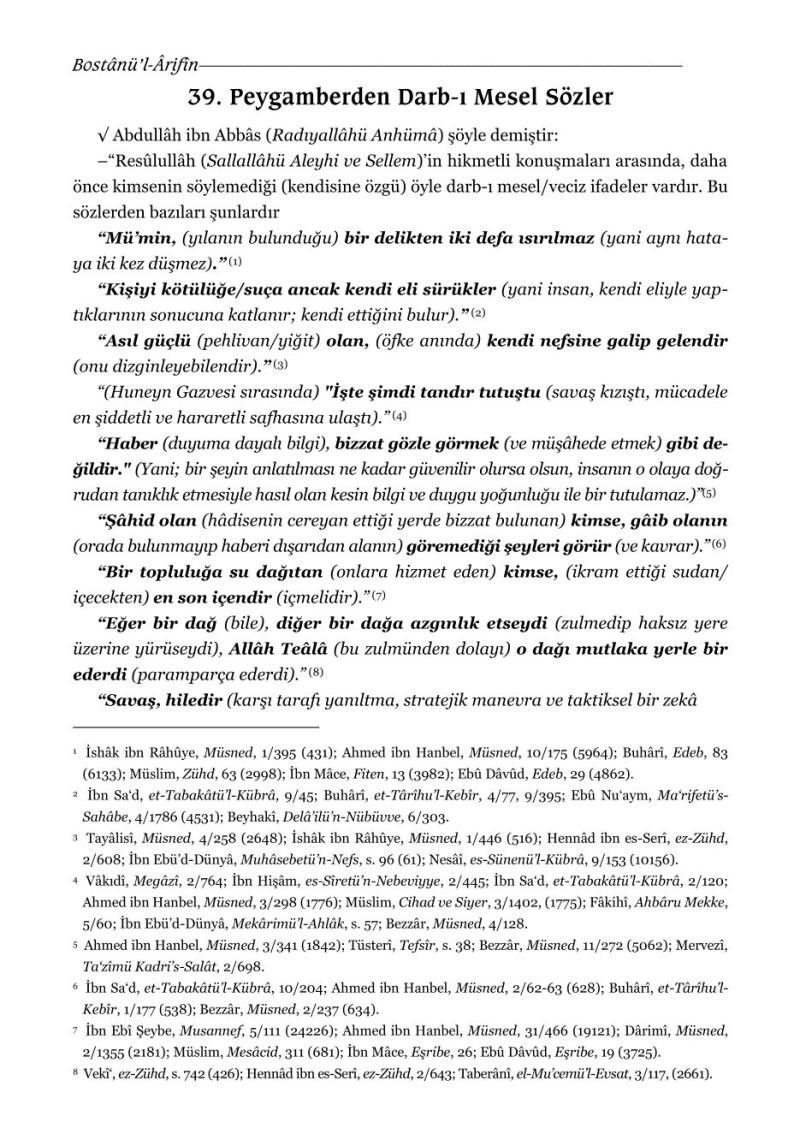 Tenbihül Gafilin ve Bostanül Arifin Ciltli
