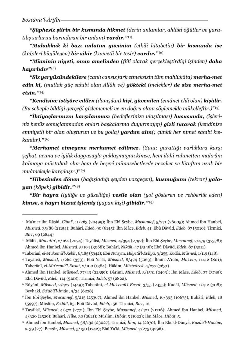 Tenbihül Gafilin ve Bostanül Arifin Ciltli