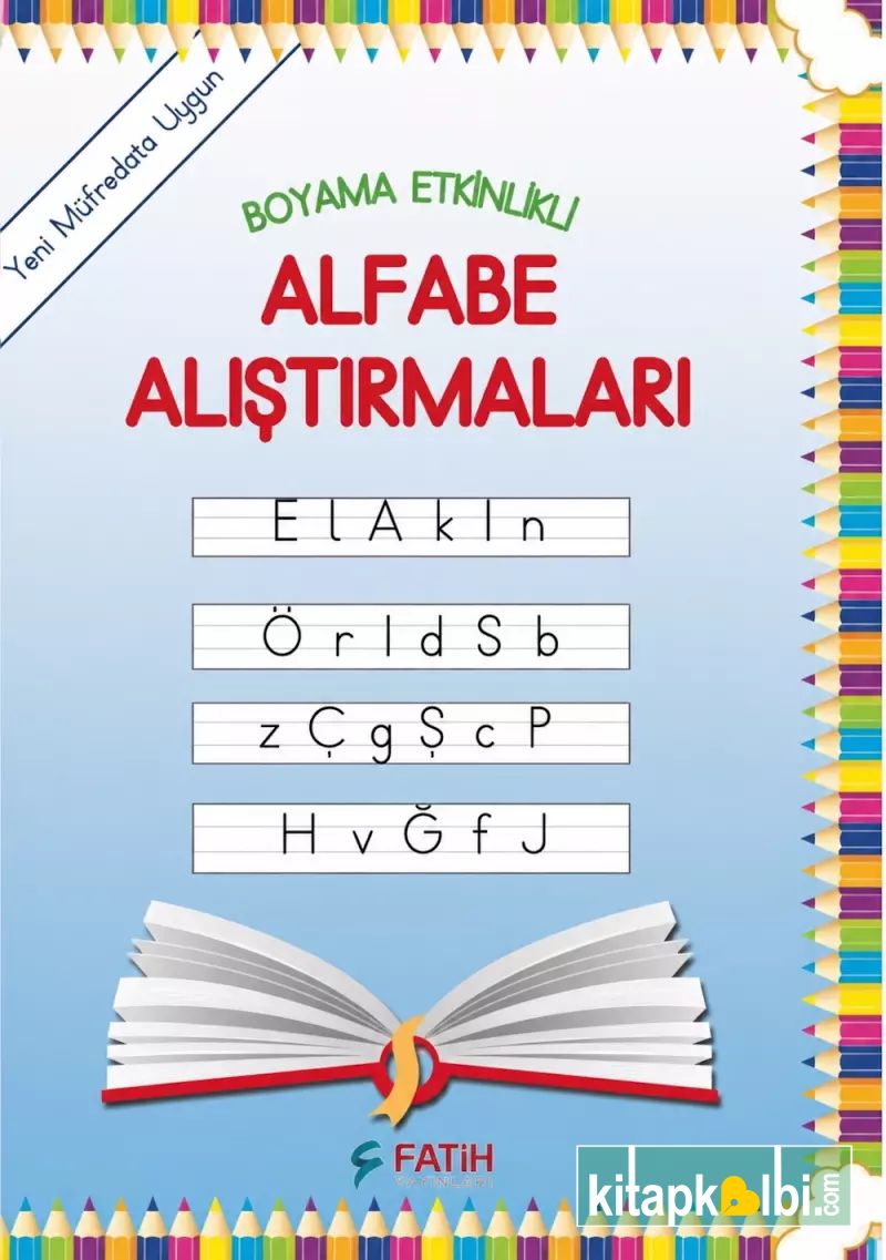 Boyama Etkinlikli Alfabe Alıştırmaları