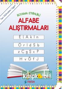 Boyama Etkinlikli Alfabe Alıştırmaları