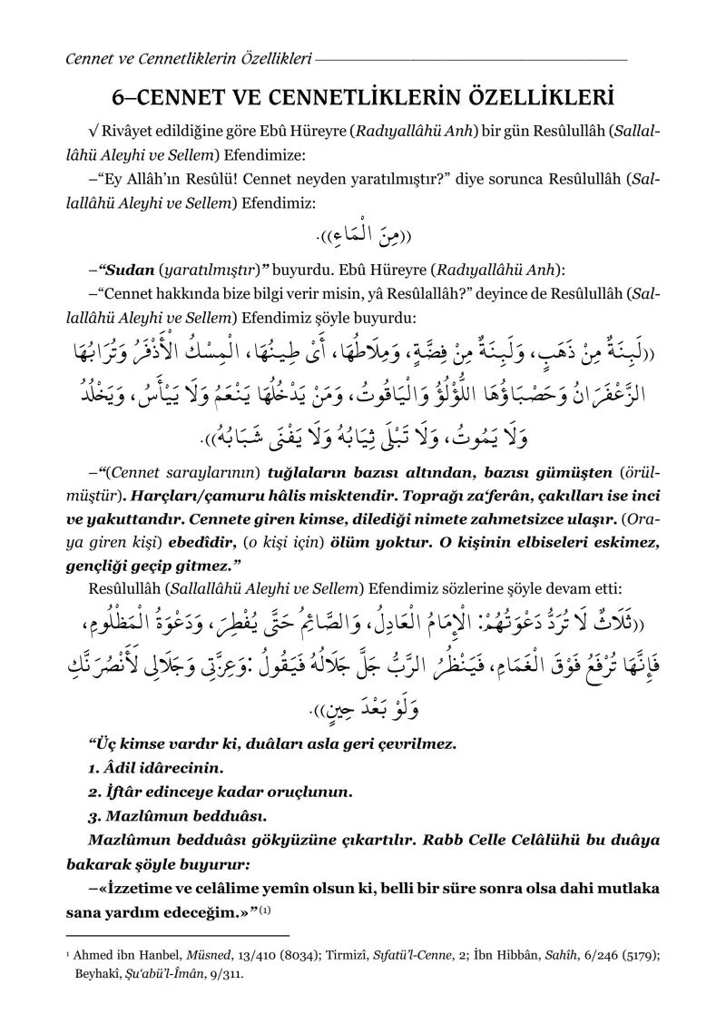 Tenbihul Gafilin Orta Boy Ciltli