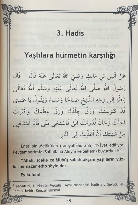 40 Hadisi Şerif Usfuri Tercümesi